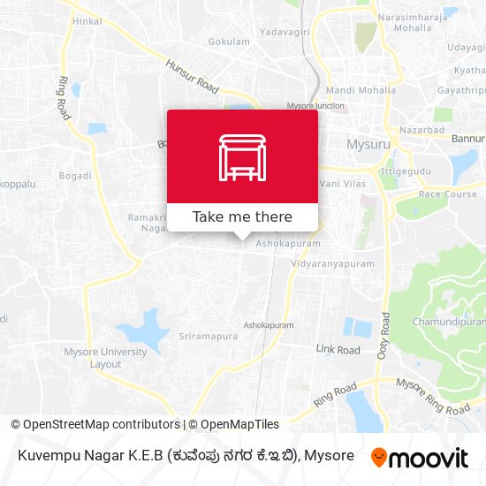 Kuvempu Nagar K.E.B (ಕುವೆಂಪು ನಗರ ಕೆ.ಇ.ಬಿ) map