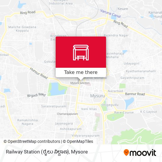 Railway Station (ರೈಲು ನಿಲ್ದಾಣ) map