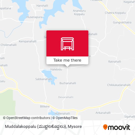 Muddalakoppalu (ಮುದ್ದಲಕೊಪ್ಪಲು) map