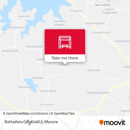 Bettaduru (ಬೆಟ್ಟದೂರು) map