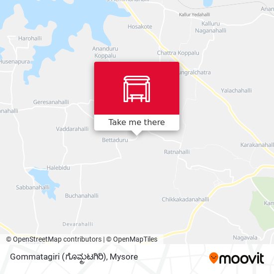 Gommatagiri (ಗೊಮ್ಮಟಗಿರಿ) map