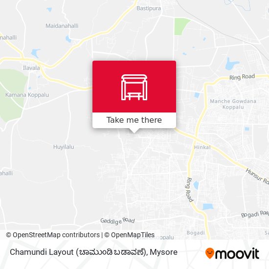 Chamundi Layout (ಚಾಮುಂಡಿ ಬಡಾವಣೆ) map