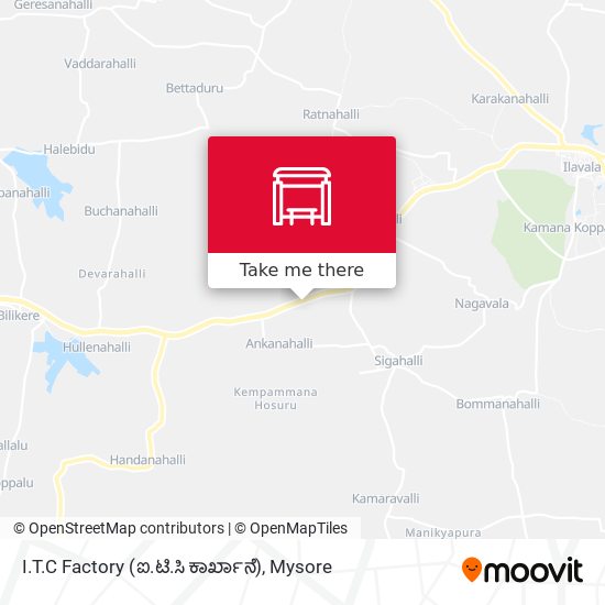 I.T.C Factory (ಐ.ಟಿ.ಸಿ ಕಾರ್ಖಾನೆ) map