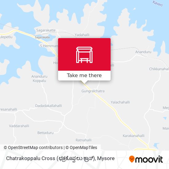 Chatrakoppalu Cross (ಛತ್ರಕೊಪ್ಪಲು ಕ್ರಾಸ್) map