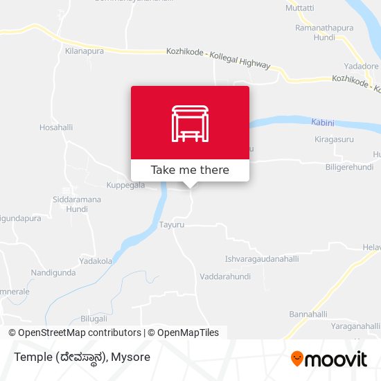 Temple (ದೇವಸ್ಥಾನ) map