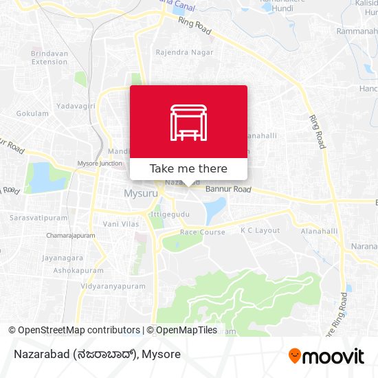Nazarabad (ನಜರಾಬಾದ್) map