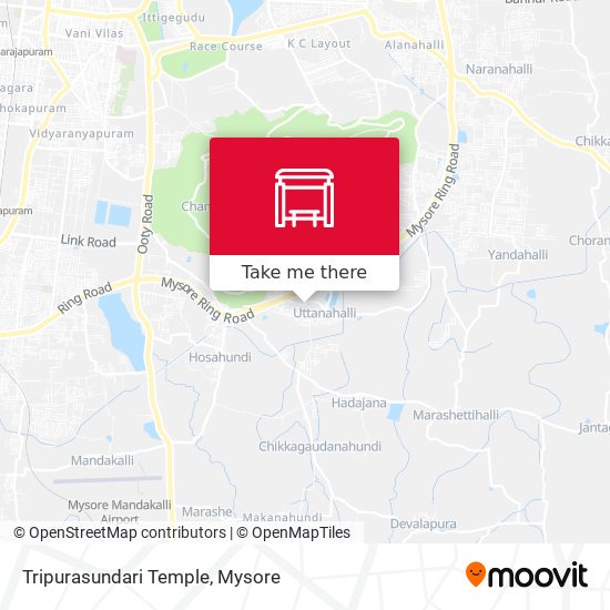 Tripurasundari Temple map