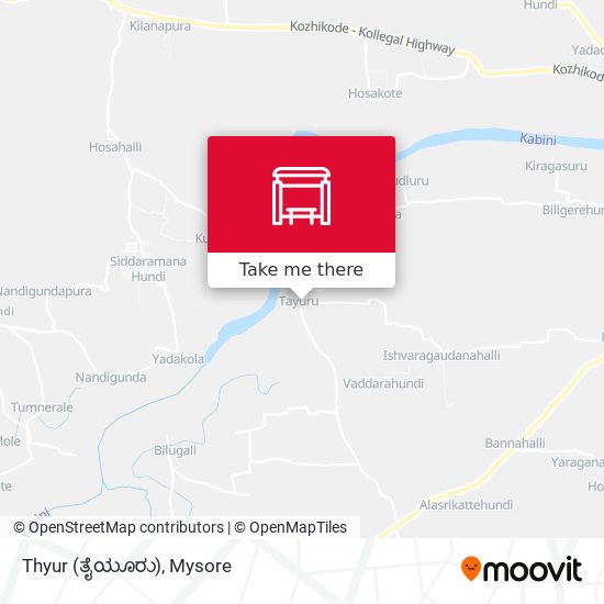 Thyur (ತೈಯೂರು) map