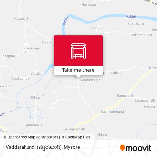 Vaddarahundi (ವಡ್ಡರಹುಂಡಿ) map