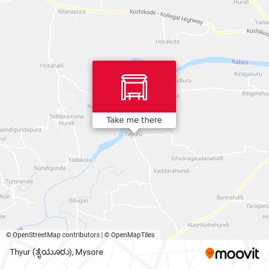 Thyur (ತೈಯೂರು) map