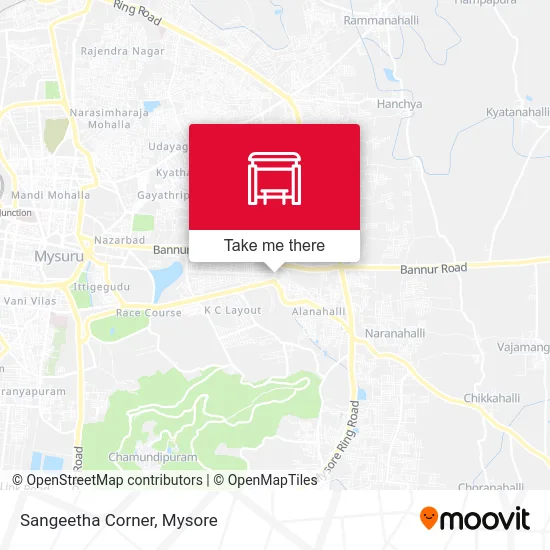 Sangeetha Corner map