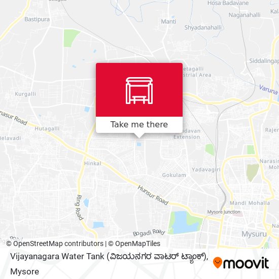 Vijayanagara Water Tank (ವಿಜಯನಗರ ವಾಟರ್ ಟ್ಯಾಂಕ್) map