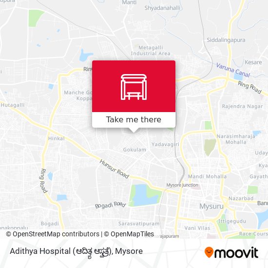 Adithya Hospital (ಆದಿತ್ಯ ಆಸ್ಪತ್ರೆ) map