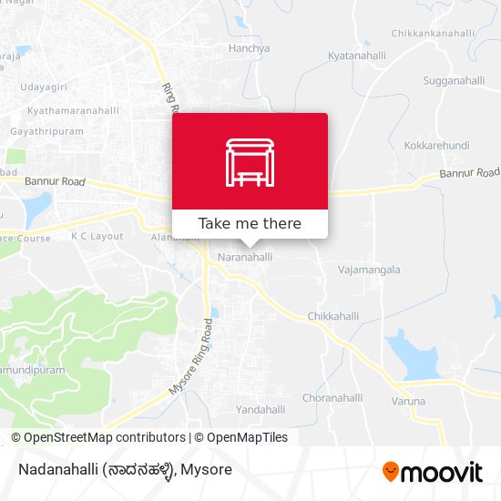 Nadanahalli (ನಾದನಹಳ್ಳಿ) map