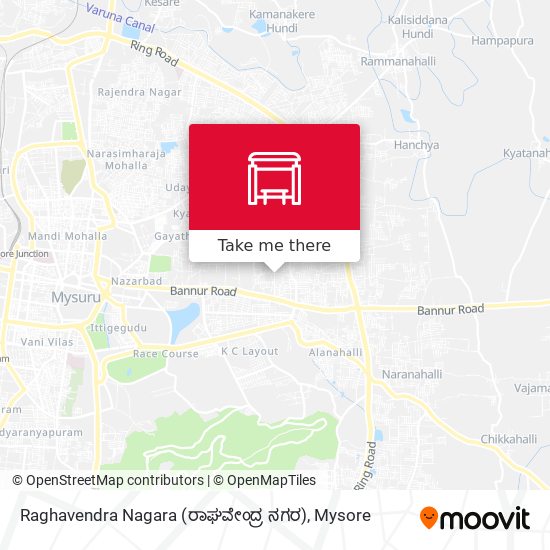 Raghavendra Nagara (ರಾಘವೇಂದ್ರ ನಗರ) map