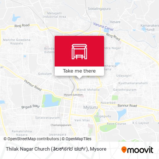Thilak Nagar Church (ತಿಲಕ್‌ನಗರ ಚರ್ಚ್‌) map
