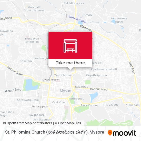 St. Philomina Church (ಸಂತ ಫಿಲಾಮಿನಾ ಚರ್ಚ್) map