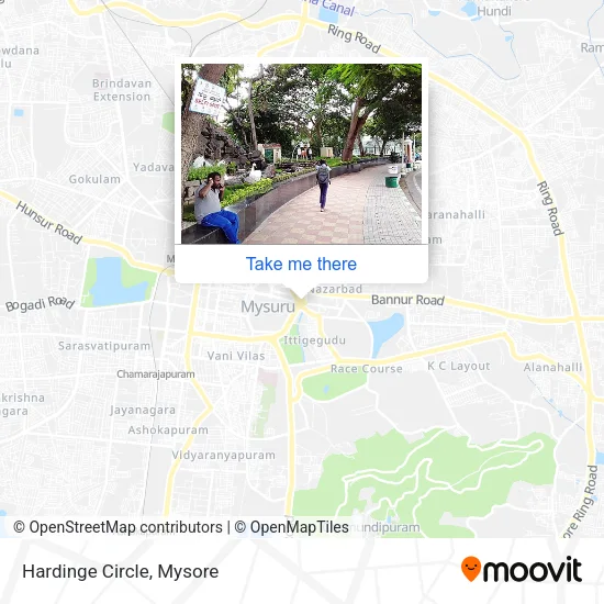 Hardinge Circle map