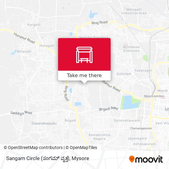 Sangam Circle (ಸಂಗಮ್ ವೃತ್ತ) map