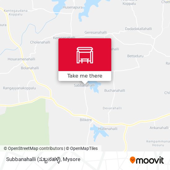 Subbanahalli (ಸುಬ್ಬನಹಳ್ಳಿ) map