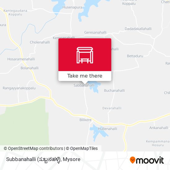 Subbanahalli (ಸುಬ್ಬನಹಳ್ಳಿ) map
