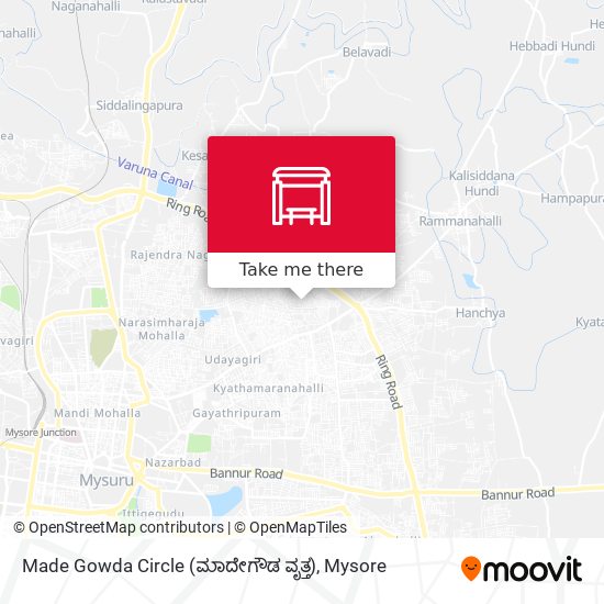Made Gowda Circle (ಮಾದೇಗೌಡ ವೃತ್ತ) map