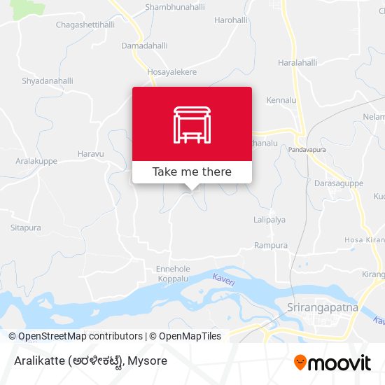Aralikatte (ಅರಳೀಕಟ್ಟೆ) map