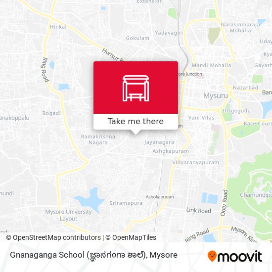 Gnanaganga School (ಜ್ಞಾನಗಂಗಾ ಶಾಲೆ) map