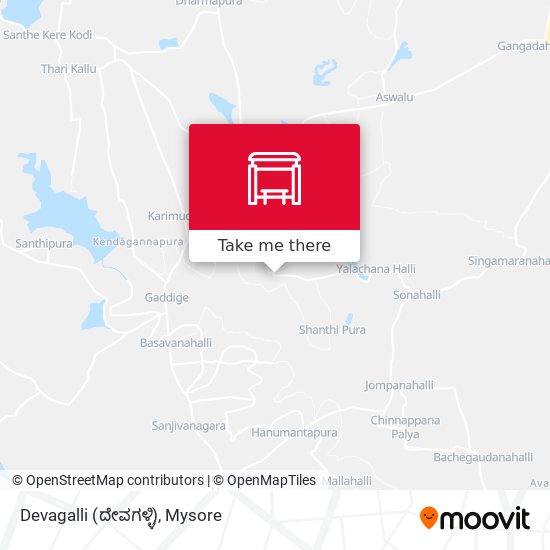 Devagalli (ದೇವಗಳ್ಳಿ) map