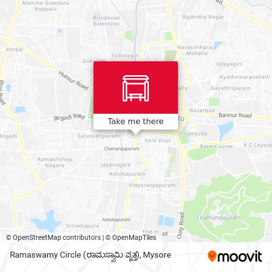 Ramaswamy Circle (ರಾಮಸ್ವಾಮಿ ವೃತ್ತ) map