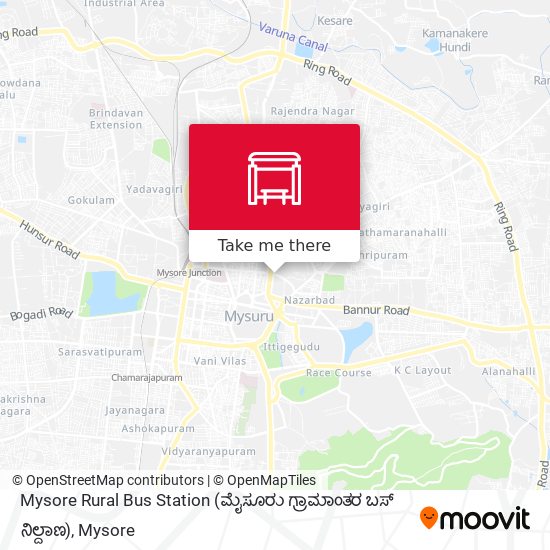 Mysore Rural Bus Station (ಮೈಸೂರು ಗ್ರಾಮಾಂತರ ಬಸ್ ನಿಲ್ದಾಣ) map