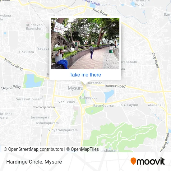 Hardinge Circle map