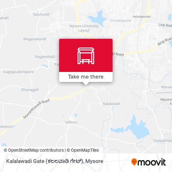 Kalalawadi Gate (ಕಲಲವಾಡಿ ಗೇಟ್) map