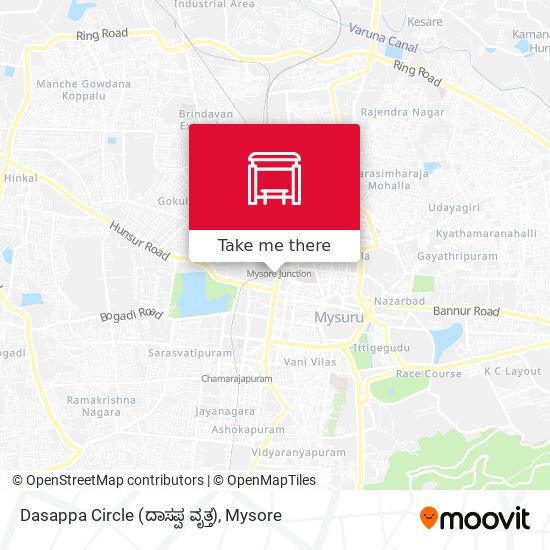 Dasappa Circle (ದಾಸಪ್ಪ ವೃತ್ತ) map