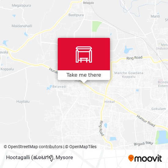 Hootagalli (ಹೂಟಗಳ್ಳಿ) map