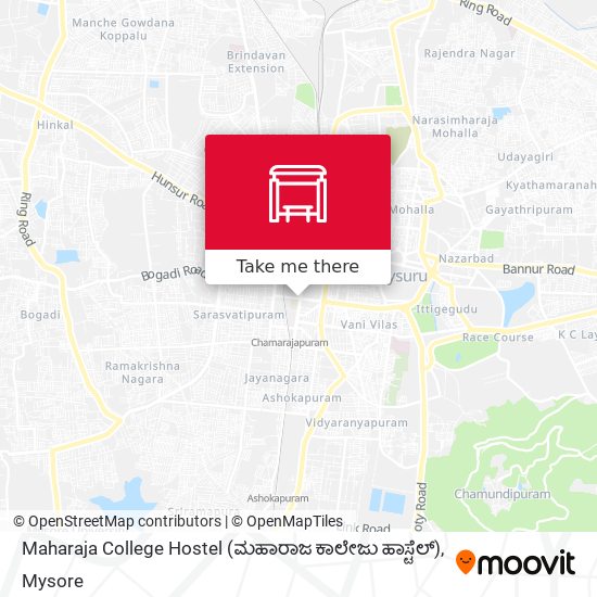 Maharaja College Hostel (ಮಹಾರಾಜ ಕಾಲೇಜು ಹಾಸ್ಟೆಲ್) map