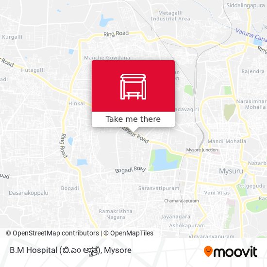 B.M Hospital (ಬಿ.ಎಂ ಆಸ್ಪತ್ರೆ) map