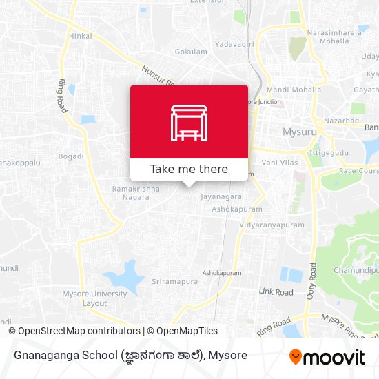 Gnanaganga School (ಜ್ಞಾನಗಂಗಾ ಶಾಲೆ) map