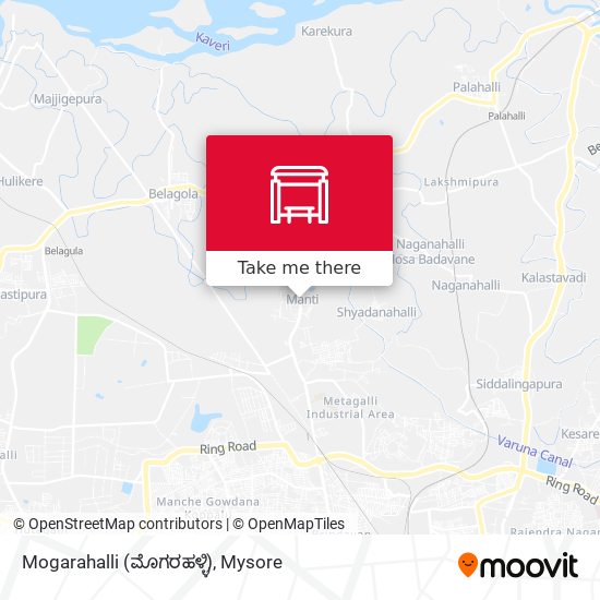 Mogarahalli (ಮೊಗರಹಳ್ಳಿ) map