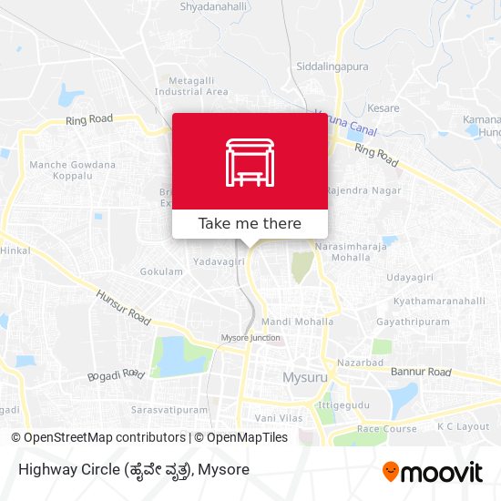Highway Circle (ಹೈವೇ ವೃತ್ತ) map