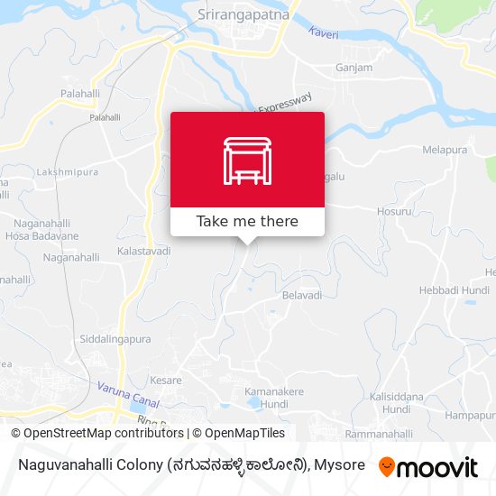 Naguvanahalli Colony (ನಗುವನಹಳ್ಳಿ ಕಾಲೋನಿ) map