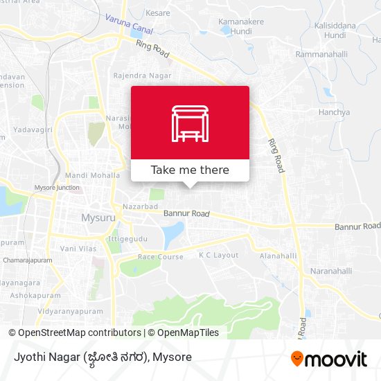 Jyothi Nagar (ಜ್ಯೋತಿ ನಗರ) map