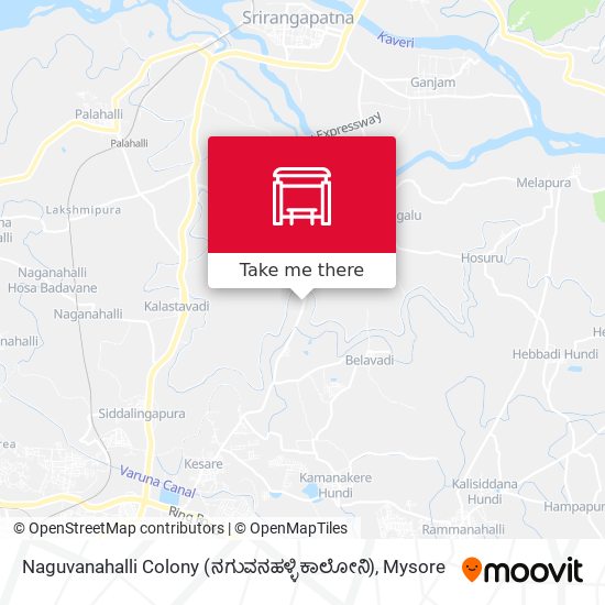 Naguvanahalli Colony (ನಗುವನಹಳ್ಳಿ ಕಾಲೋನಿ) map