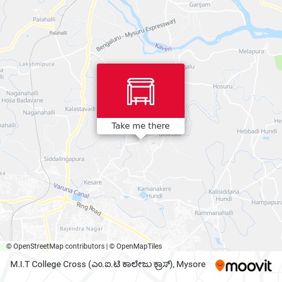 M.I.T College Cross (ಎಂ.ಐ.ಟಿ ಕಾಲೇಜು ಕ್ರಾಸ್) map