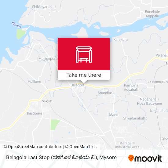 Belagola Last Stop (ಬೆಳಗೊಳ ಕೊನೆಯ ನಿ.) map