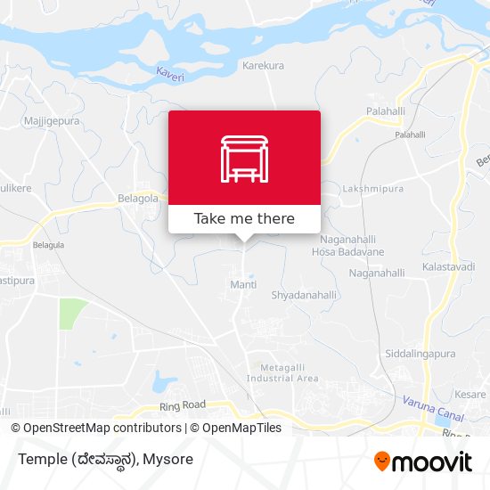 Temple (ದೇವಸ್ಥಾನ) map