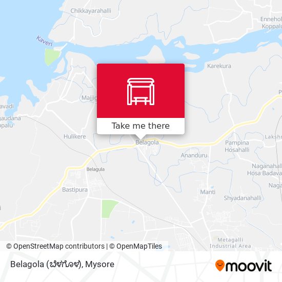Belagola (ಬೆಳಗೊಳ) map