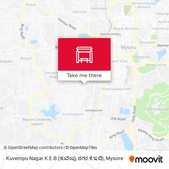 Kuvempu Nagar K.E.B (ಕುವೆಂಪು ನಗರ ಕೆ.ಇ.ಬಿ) map