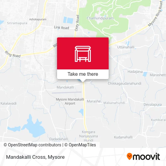 Mandakalli Cross map