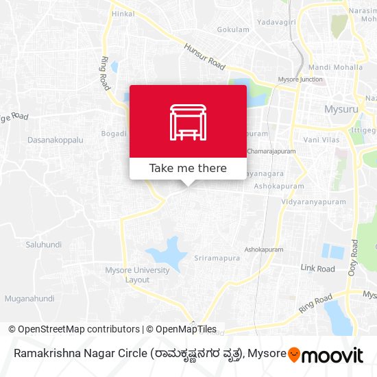 Ramakrishna Nagar Circle (ರಾಮಕೃಷ್ಣನಗರ ವೃತ್ತ) map